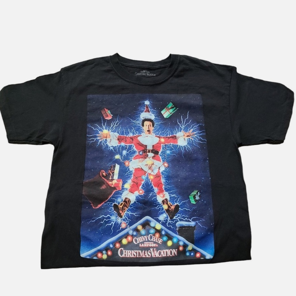 Men’s National Lampoon Christmas Vacation Classic Movie Poster T-Shirt Size 4XB
